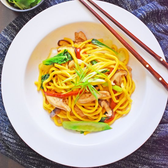 Chicken and Hokkien Noodle Stir Fry