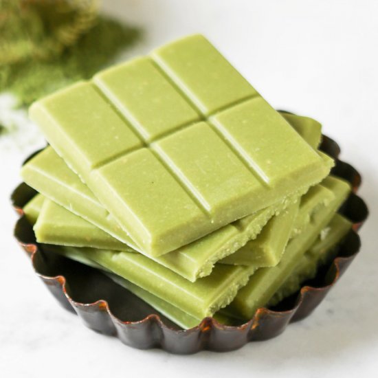 DIY Matcha White Chocolate