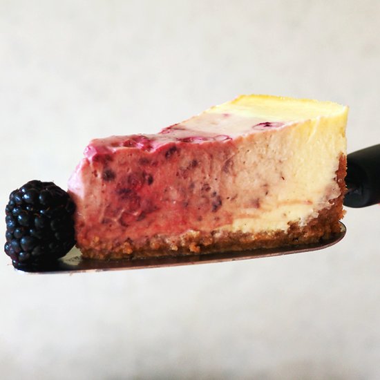 Ombré berry cheesecake