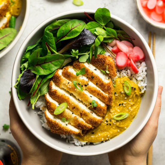 Vegan tofu katsu (GF)