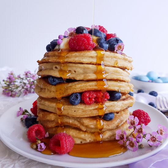 Fluffy Greek Yogurt Pancakes