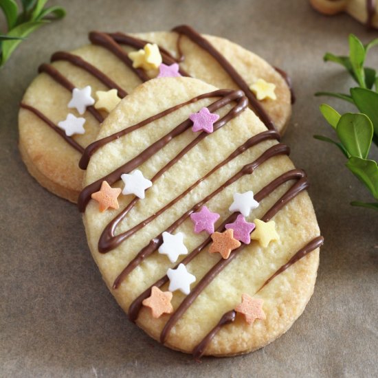 Easter shortbread cookies