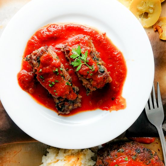 Italian Meatloaf With Sausage