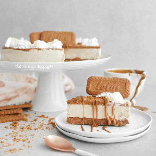 Vegan Biscoff cheesecake