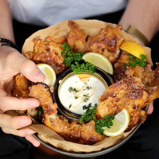 Crispy Overnight Buttermilk wings