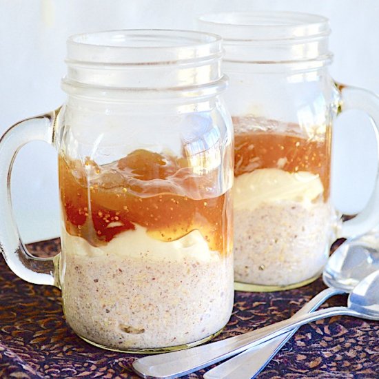 Mascarpone Fig Overnight Oats