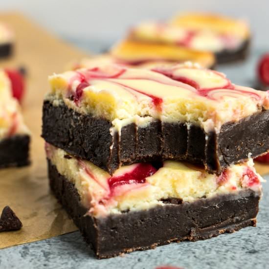 Raspberry Cheesecake Brownies