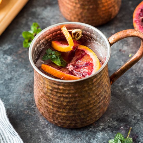 Blood Orange Moscow Mule