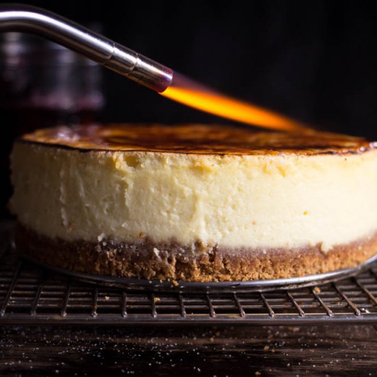 crème brûlée cheesecake