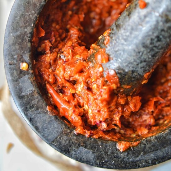 Homemade Rose Harissa