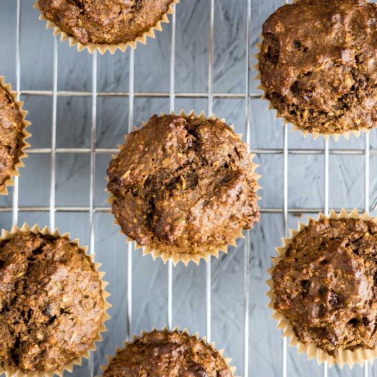 Banana Oat Muffins