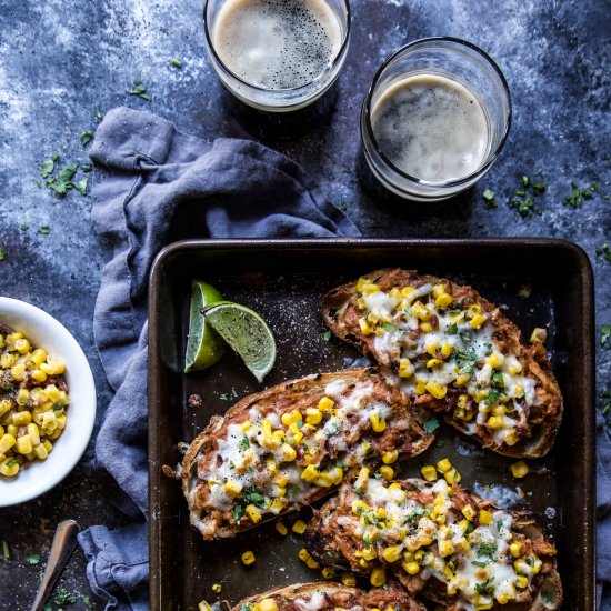 Pulled BBQ Chicken Toasts