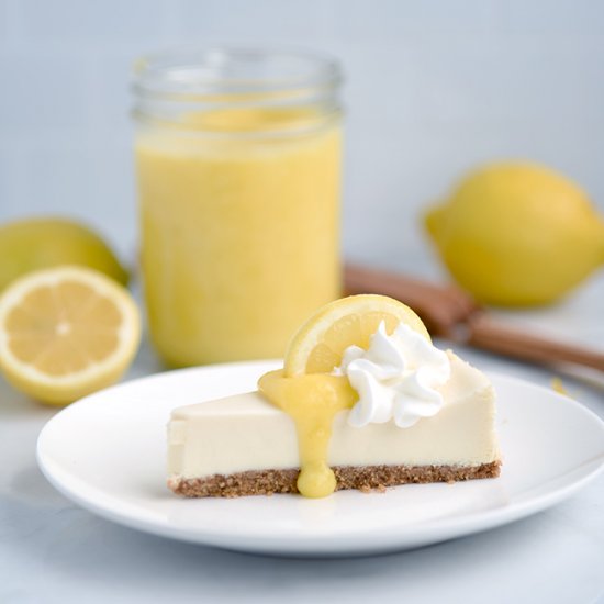 Low Sugar Lemon Curd Topping