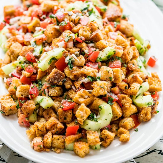 Easy Panzanella Salad