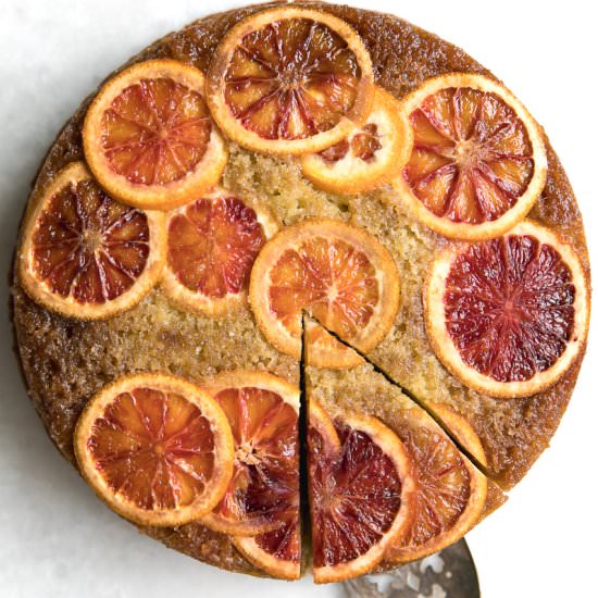 Blood Orange Upside Down Cake