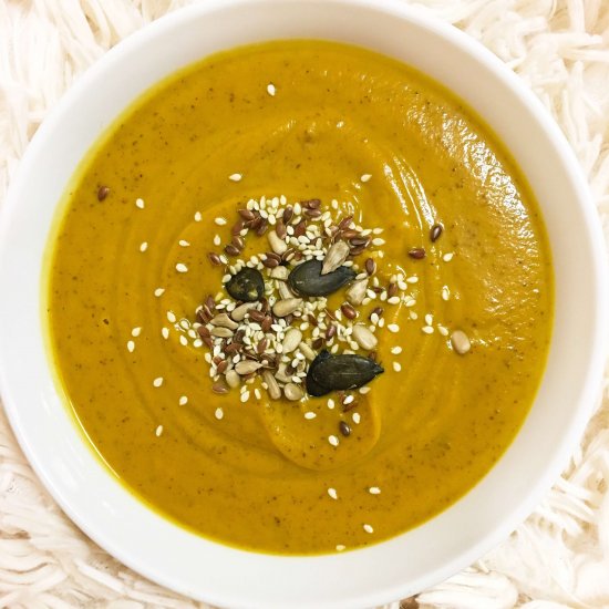 HIGH PROTEIN SWEET POTATO SOUP