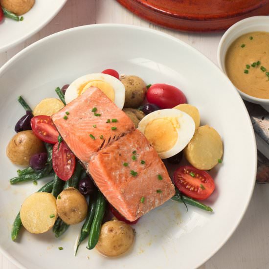 salmon salad nicoise