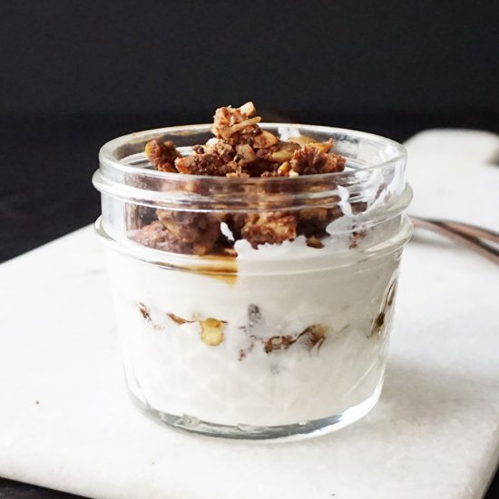 Maple cinnamon grain-free granola