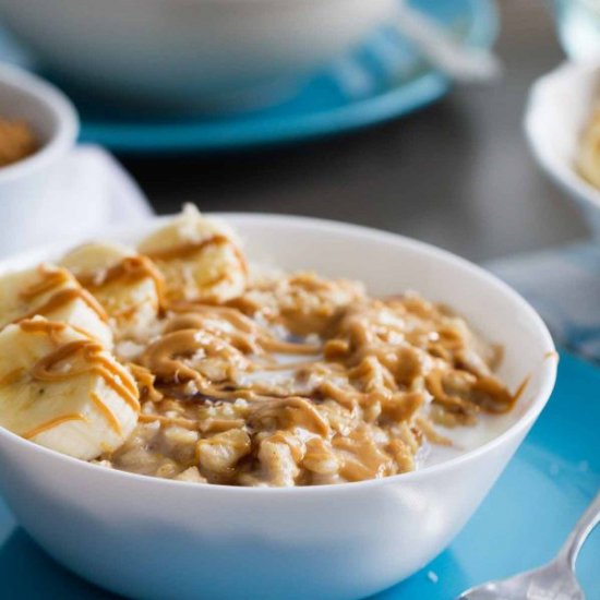 Peanut Butter and Coconut Oatmeal