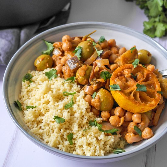 Moroccan chickpea stew