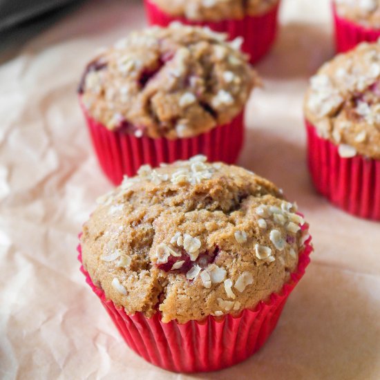 Easy Raspberry Muffins