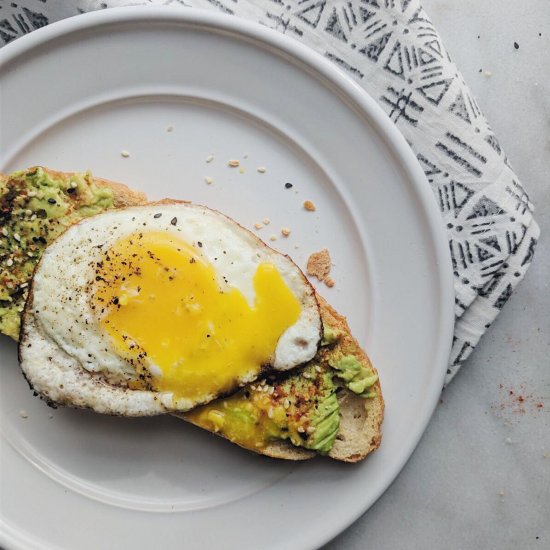 Everything But The Bagel Avo Toast