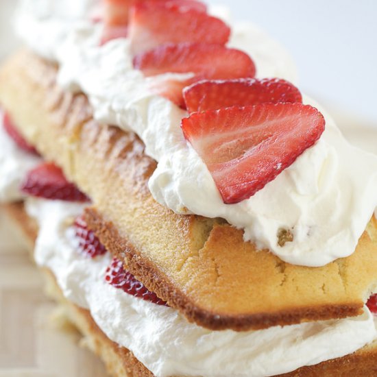 Strawberry Shortcake Cake