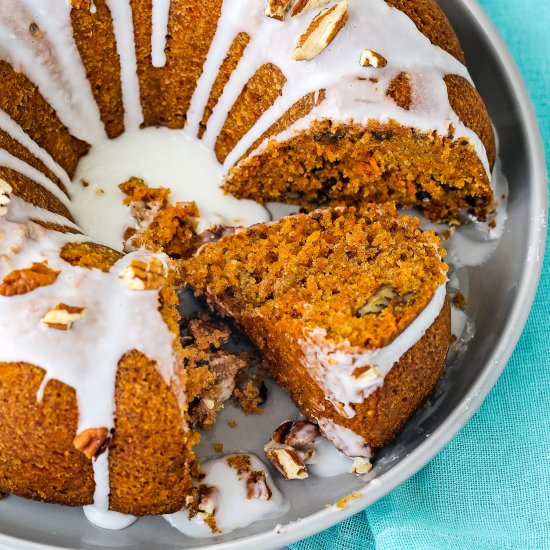 Eggless Carrot Cake