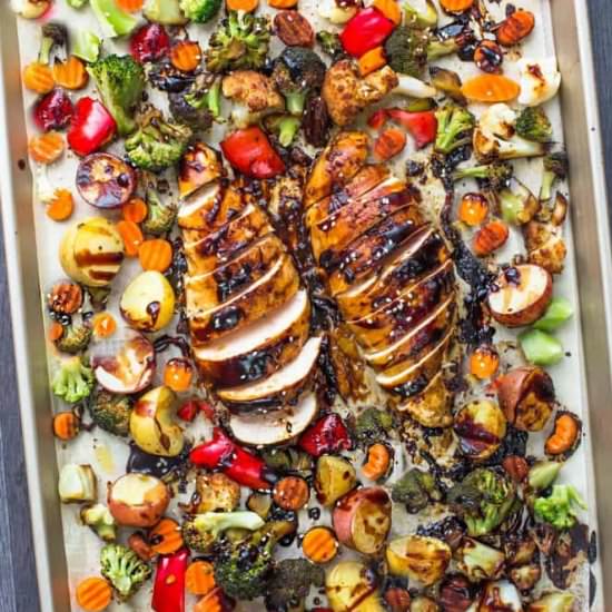 Sheet Pan Hoisin Chicken