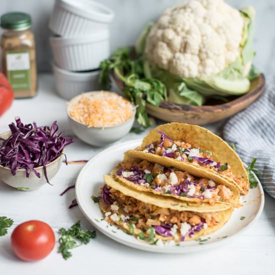 Sautéed Cauliflower Tacos