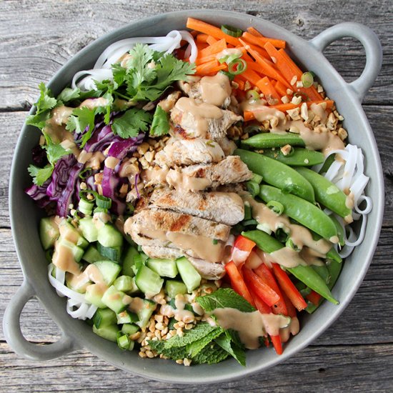 Coconut Lime Turkey Noodle Bowl