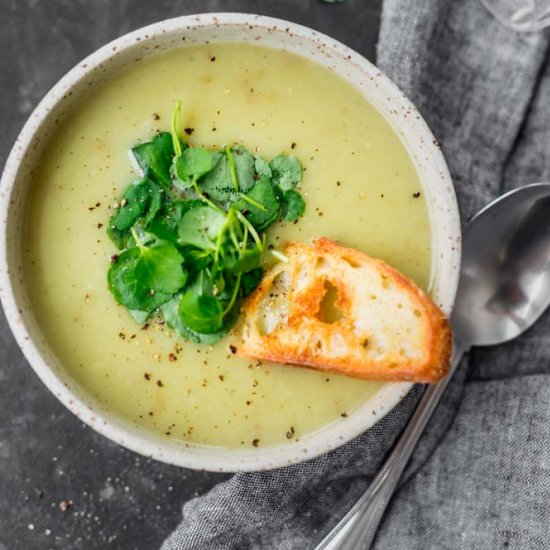 Healthy Potato Leek Soup