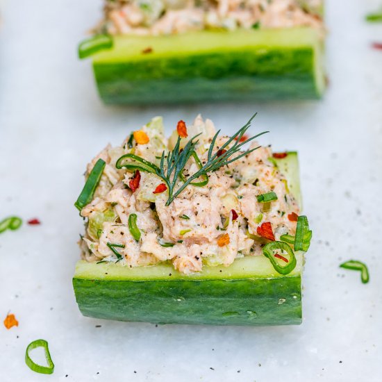 Wild Tuna Cucumber Boats