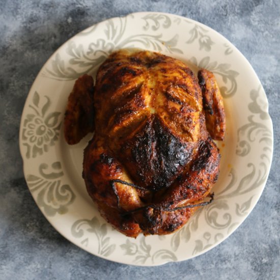 WHOLE ROASTED TANDOORI CHICKEN