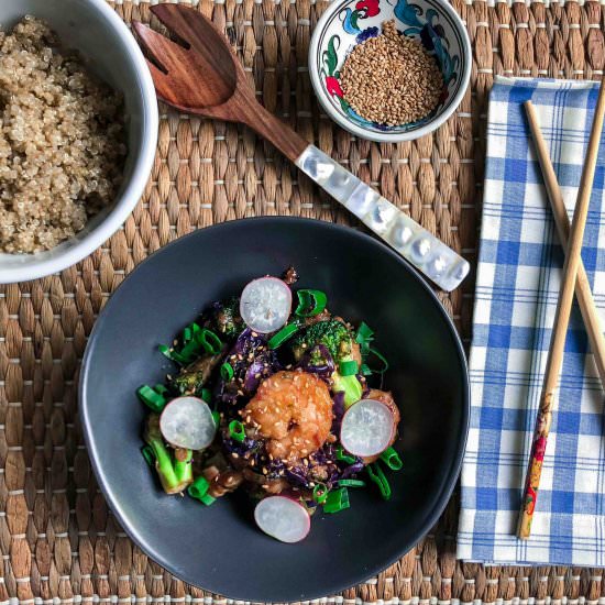 Shrimp Quinoa Bowl