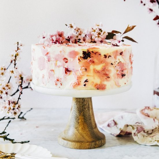 cherry blossom cake