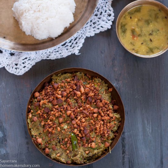 Hyacinth beans relish with spices