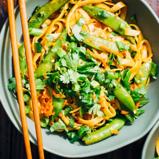 Spicy Vegan Pad Thai