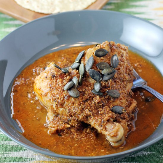 Chicken with Pipian Rojo