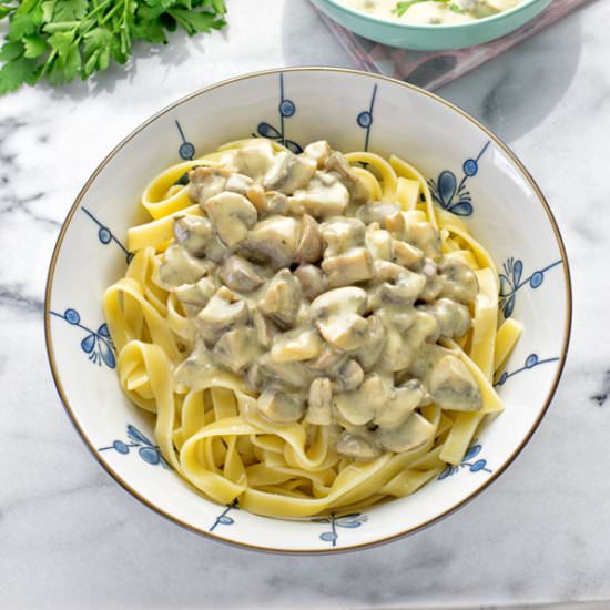 Mushroom Stroganoff