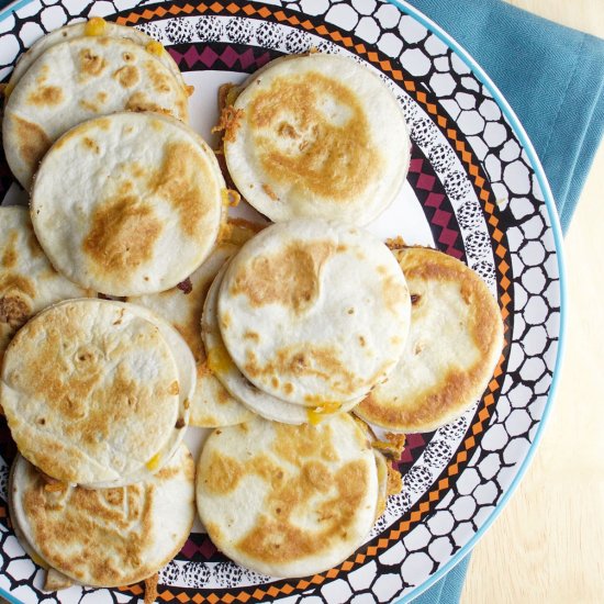 Bacon Cheddar Mini Quesadillas