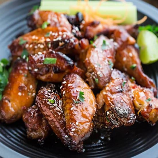 Honey Lime Sriracha Chicken Wings