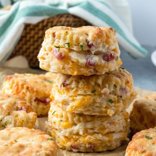 Ham & Cheese Biscuits