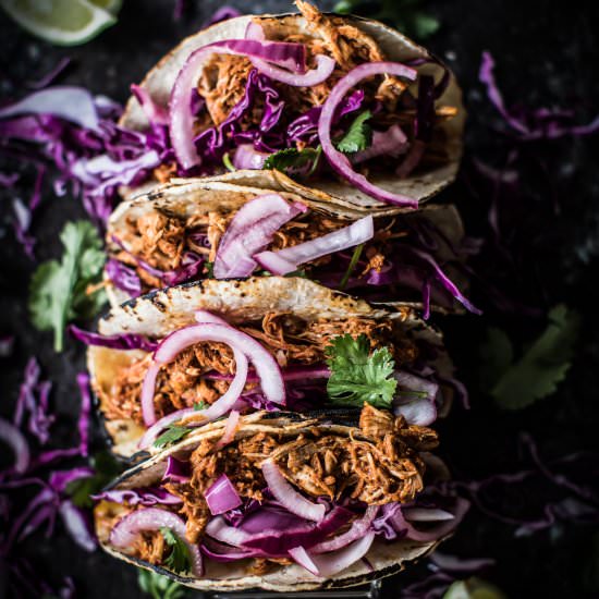 Authentic Mexican Pulled Pork Tacos