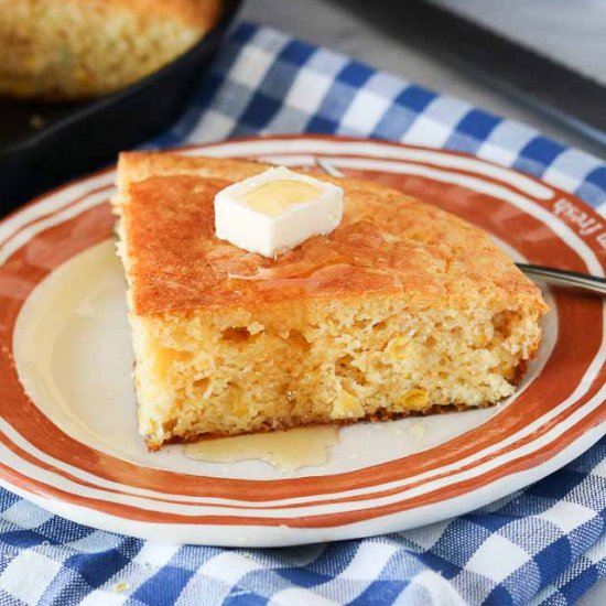 Cheesy Skillet Cornbread