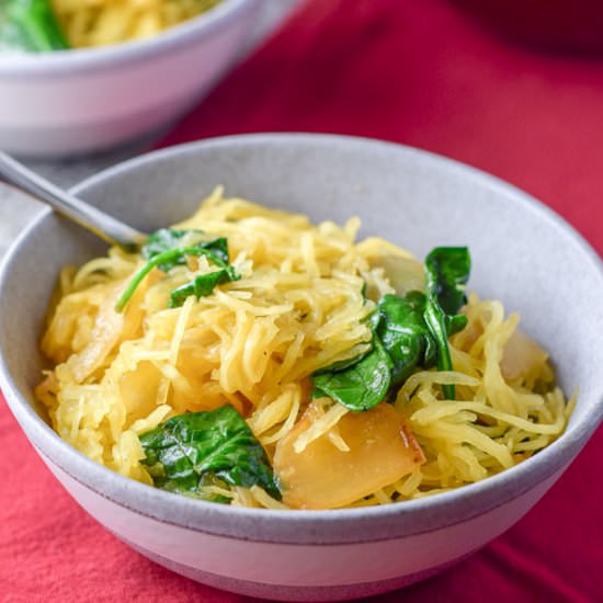 Spaghetti Squash with Sauce