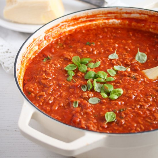 Ultimate Homemade Meat Sauce