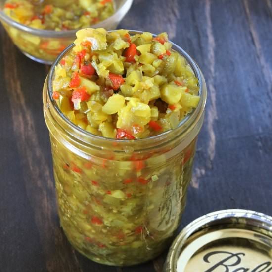 Easy To Make Freezer Sweet Relish