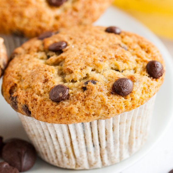 Banana Chocolate Chip Muffins