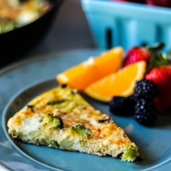 Broccoli & Asparagus Frittata